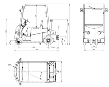 Load image into Gallery viewer, 6 Ton Electric Tow Tractor With Full Closed Cabin