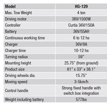 Load image into Gallery viewer, Electric Tug 8,800 lbs
