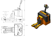 Load image into Gallery viewer, Electric Towing Tractor 6,600lbs