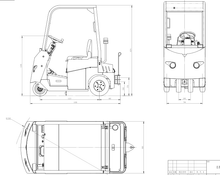Load image into Gallery viewer, 4 Ton Electric Tow Tractor With Cabin
